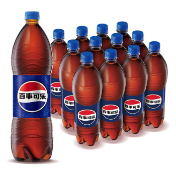 百事可乐 Pepsi  汽水 碳酸饮料 分享装 1.25L*12瓶 整箱
