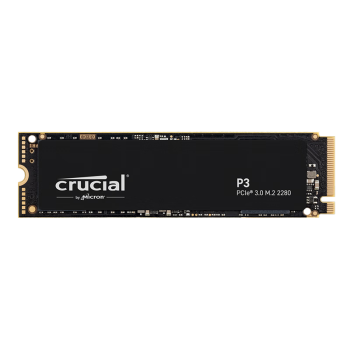 Crucial英睿达 美光4TB SSD固态硬盘 M.2接口(NVMe协议 PCIe3.0*4)读速3500MB/s P3系列 美光原厂颗粒