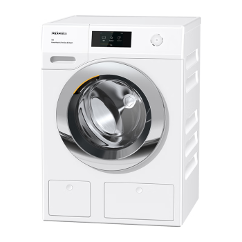 美诺（Miele）洗衣机进口家用10kg大容量蜂巢滚筒双泵劲洗智能配给全触屏操控28种洗涤程序WCR891 C
