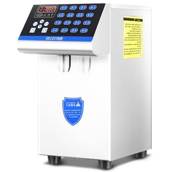 乐创（lecon）果糖机 定量机商用全自动16格精准奶茶店设备水吧台专用果浆机 白色款 LC-GT117A