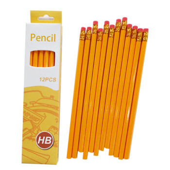 得力 木质铅笔套装小学生儿童书写绘画素描铅笔