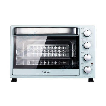美的（Midea） 家用多功能电烤箱 35升 机械式操控 上下独立控温 烘烤面包蛋挞 PT35C1