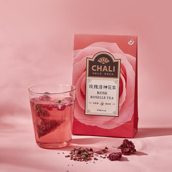 CHALI茶里玫瑰洛神花茶盒装40g 夏日清凉茶果粒茶叶 10包/盒