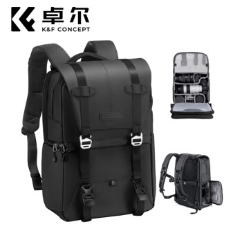 卓尔（K&F CONCEPT）相机包双肩多功能专业单反摄影包户外包大容量便携多功能镜头背包