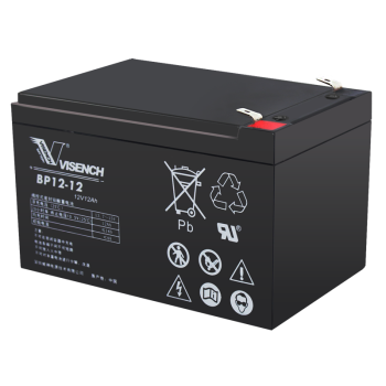 VISENCH威神蓄电池12V12AH铅酸免维护蓄电池UPS电源门禁安防太阳能系统通用型