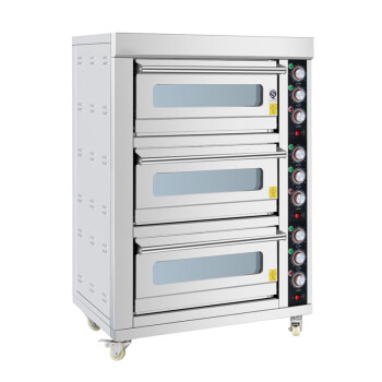 碧野（BIYE）烤箱商用 机械款三层三盘 LHD-303J-BB
