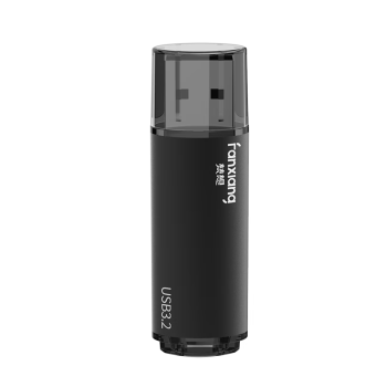 梵想（FANXIANG）2GB U盘 USB2.0 专业招标投标小u盘 迷你便携 即插即用 企业竞标车载电脑通用金属优盘F202-2 黑色