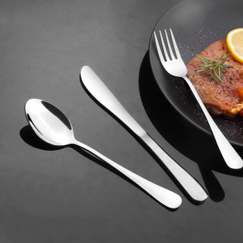 拜杰不锈钢刀叉勺 餐叉餐勺餐刀餐具套装 刀叉勺套装 3件套