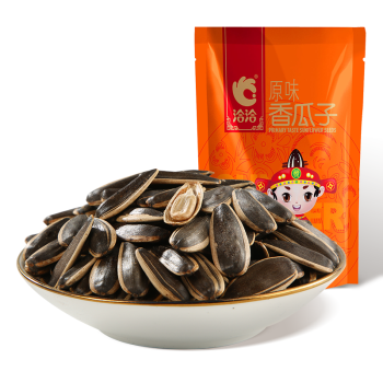 洽洽口口香原味瓜子葵花籽大颗粒宿舍网红休闲零食小吃500g