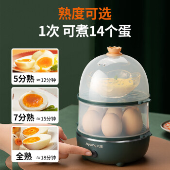九阳（Joyoung）煮蛋器家用小型自动断电防干烧蒸蛋神器 ZD14-GE140