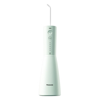 松下（Panasonic）冲牙器水牙线立式高频脉冲水流洗牙器 电动冲牙器 焕光瓶EW-1423-G405 绿色