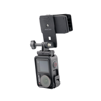 MAXCAM/麦思卡姆 适用于影石Ace Pro/GoPro 12/11/10运动相机背包夹肩带固定底座双肩书包肩带夹支架配件
