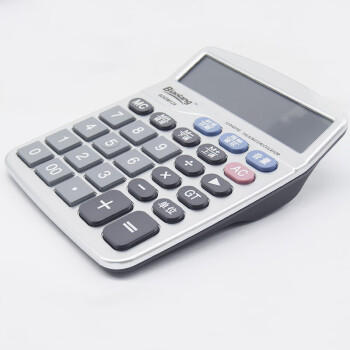 M&G晨光 98124桌面型财务计算器 办公便携财神桌面计算器 