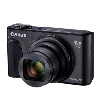 佳能（Canon）PowerShot SX740 HS 数码相机 4K短片 40倍光学变焦 便携式家用旅游办公卡片机 高清照相机 礼包版