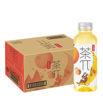 农夫山泉 茶π（茶派）茶饮料 蜜桃乌龙茶500ml*15瓶 整箱装（新版）
