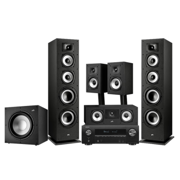 天龙（DENON） X1600+XT70 家庭影院 音响 5.1家庭音响 影院音箱 hifi客厅电视音响套装 功放机 有源低音炮 蓝牙