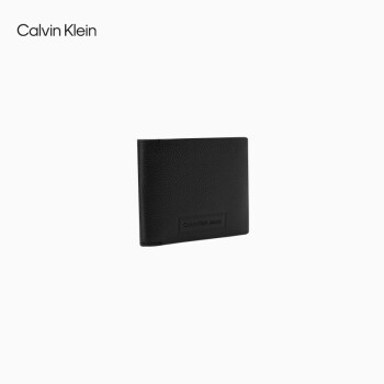 Calvin KleinJeans男士真皮商务简约多卡位压纹ck牛皮卡包票夹节日礼物HP1815