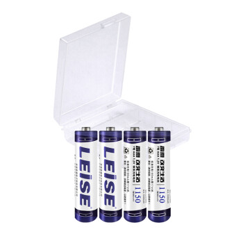 雷摄（LEISE）高容量镍氢充电电池 7号/七号/AAA/1150毫安(4节)电池盒装 适用:玩具/鼠标/遥控器(不含充电器)
