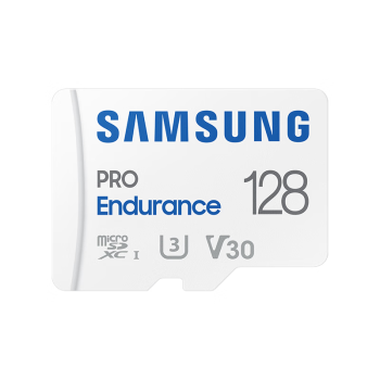 三星（SAMSUNG）128GB TF(MicroSD)存储卡 Endurance耐久卡 U3 V30 行车记录仪 安防监控摄像头专用卡 读速100MB/s