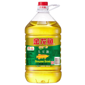 金龙鱼 食用油精炼一级大豆油 5L 