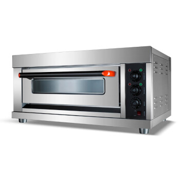 苏勒 商用烤箱一层两盘电烤箱大型蛋糕披萨烘焙炉大容量烘烤炉 电脑版一层一盘电烤箱220v