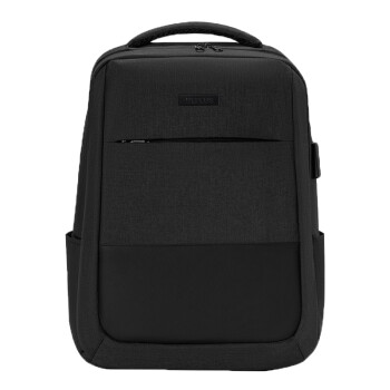 WEPLUS唯加双肩包男苹果电脑包商务背包男女大容量WP1755 黑灰色