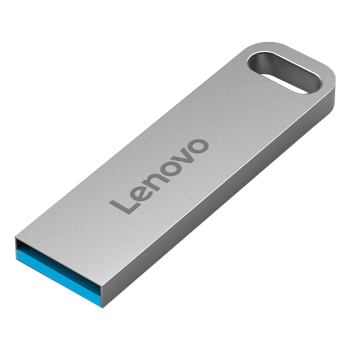 联想（Lenovo）32GB USB2.0 U盘 SX1速芯系列银色 金属耐用 商务办公必备