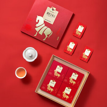八马茶业金索红360·宜红工夫红茶D0210 高端茶叶礼盒160克/盒（40g*4盒）