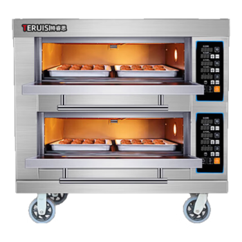 特睿思（TERUISI）电烤箱商用大型燃气面包烤炉三层六盘大容量蛋糕披萨烘焙烤箱一层二盘二层多层 DL-204