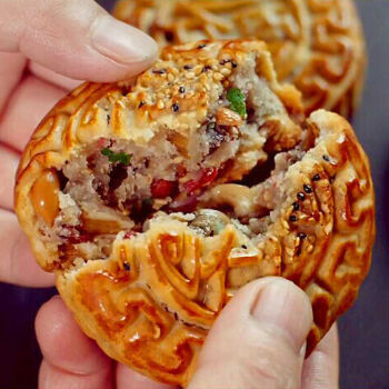 月饼五仁月饼老式月饼礼盒广式月饼中秋大月饼点心糕点5斤装25个提子