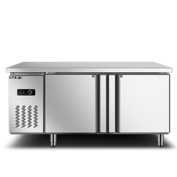 新飞（Frestec）1.8米冷冻工作台800宽冰柜操作台冰柜卧式水吧台厨房商用冰箱TCF-1.8DKX
