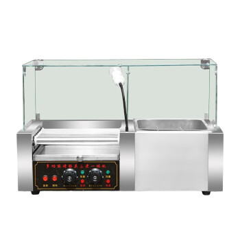 QKEJ   全自动热狗机商用关东煮机电热香肠小型家用二合一   管式关东煮一体机