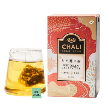 CHALI茶里红豆薏米茶5g*18茶包90g盒装芡实薏仁红小豆红枣红茶组合茶包