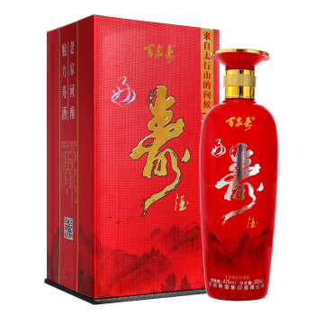 百泉春酒 42度白酒 银寿酒 500ml/瓶 单瓶价:168元/瓶 4瓶/箱 42度