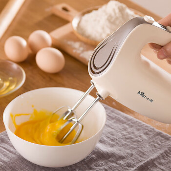 小熊打蛋机电动家用小型手持式烘焙搅拌器打发器奶油鸡蛋DDQ-B02F1