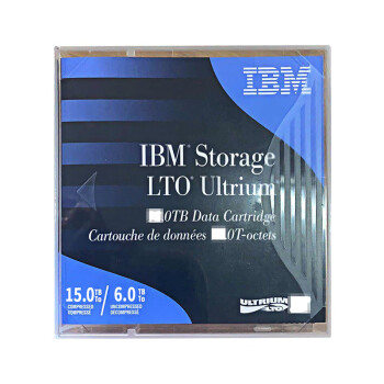 联想（Lenovo）IBM磁带数据记录存储磁带 LTO7 6TB-15TB（38L7302）含条形码