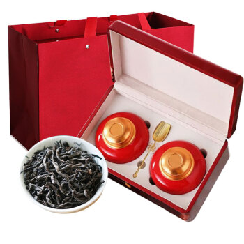 茶王飘牛栏坑肉桂武夷山乌龙茶一级茶叶125g*2陶瓷礼盒装