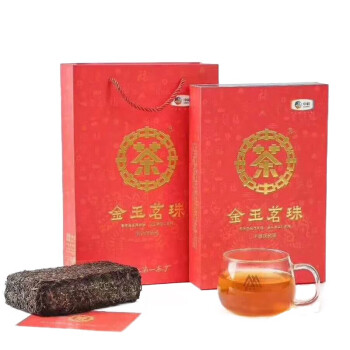 中茶牌中茶2018年金玉茗珠手筑茯砖茶 1kg/盒