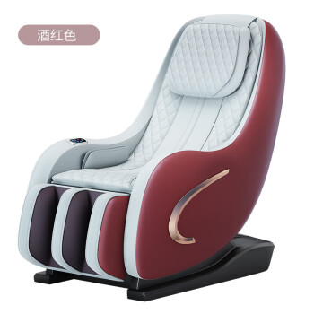 奥圣迪斯按摩椅家用全身太空舱全自动多功能零重力智能沙发按摩机 酒红色【高端尊享+零重力+3D机械手】