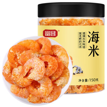 富昌食品 海米150g/罐 干虾皮海鲜特产干货煲汤火锅食材 2罐起售