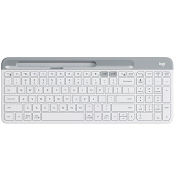 罗技（Logitech） 无线蓝牙键盘 便携超薄键盘 笔记本键盘 平板键盘 K580 白色