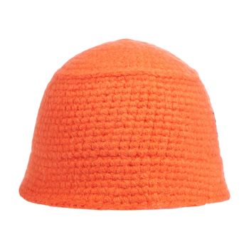 JW ANDERSON JWA男女同款标贴针织渔夫帽 橙色