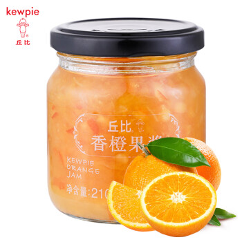 丘比（KEWPIE）香橙果酱210g 橙子果酱西餐甜点早餐三明治汉堡酱冰激凌饮品原料