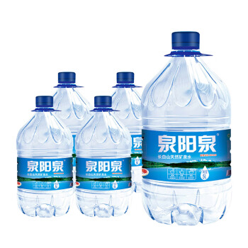 泉阳泉 长白山天然矿泉水 5L*4桶 整箱装