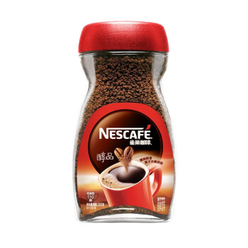 雀巢醇品 速溶 黑咖啡 无蔗糖 冲调 瓶装 200g *2（新老包装随机）