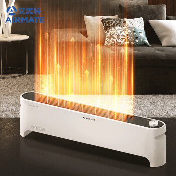 艾美特（AIRMATE）踢脚线取暖器电暖器节能电暖气片家用办公大面积浴室防水移动地暖 WD22-X23