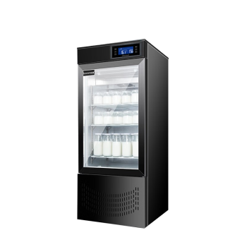 乐创（lecon）酸奶机商用发酵箱保鲜冷藏展示柜甜酸品水果捞立式全自动发酵柜100L按键款（黑色+冷藏）118SNJ
