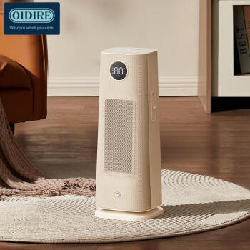 OIDIRE取暖器电暖器小太阳取暖器家用小型电暖气办公室冷暖两用立式遥控定时暖脚神器ODI-NF01