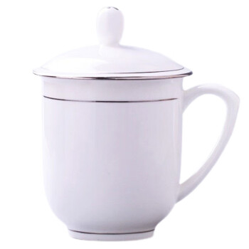台顺陶瓷杯茶杯400ml 白色