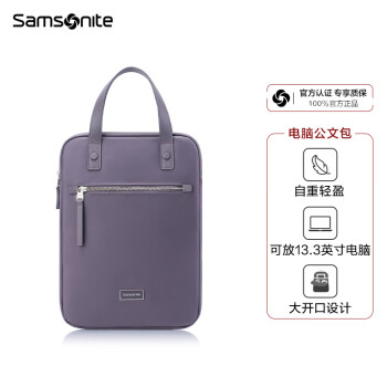 新秀丽（Samsonite）电脑包双肩包女公文包13.3英寸笔记本书包手提包商务旅行 NO1